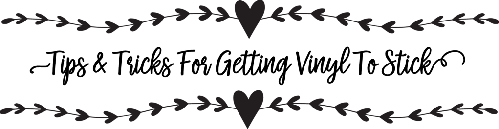 Tips & Tricks For Getting Your Vinyl To Stick To Stained&nbsp;Wood!