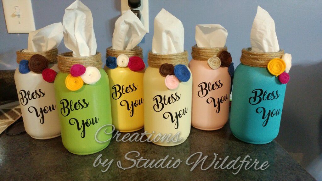 DIY-Kleenex Mason Jars